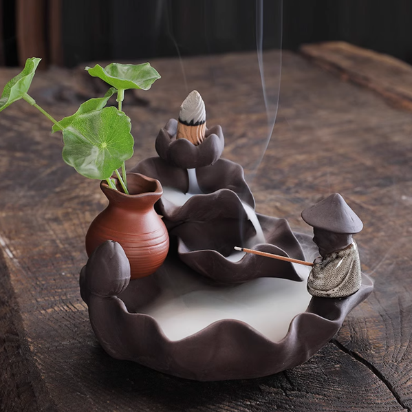 Lotus Pond Backflow Incense Burner: The Serene Flow of Water, The Tranquility of Zen