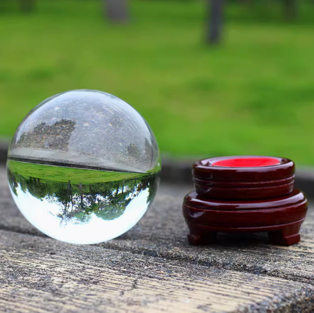 Pure Clarity Crystal Sphere: Magnetic Harmony, Feng Shui Mastery