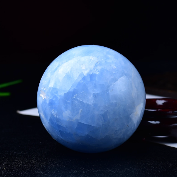 Celestite Crystal Sphere: The Stillness of Heaven, The Wisdom of Water