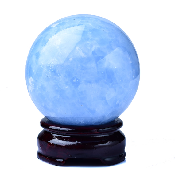 Celestite Crystal Sphere: The Stillness of Heaven, The Wisdom of Water