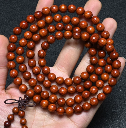 Natural Red Sandalwood Bracelet: Rooted Wisdom, Vibrant Serenity