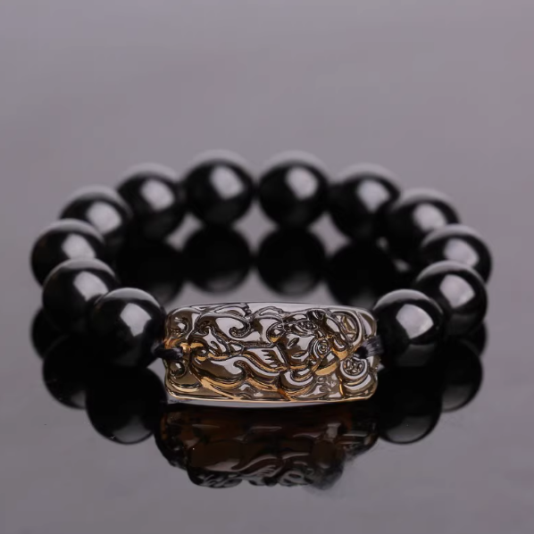 Obsidian Pi Yao Bracelet: The Deep Power of Water, The Fierce Guardian of Wealth