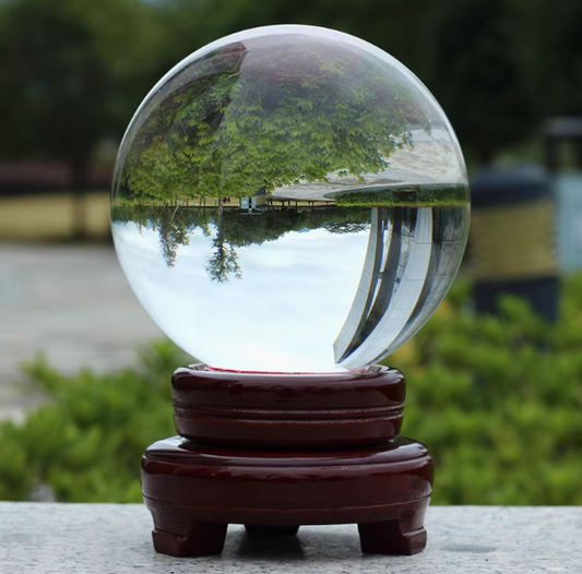 Pure Clarity Crystal Sphere: Magnetic Harmony, Feng Shui Mastery