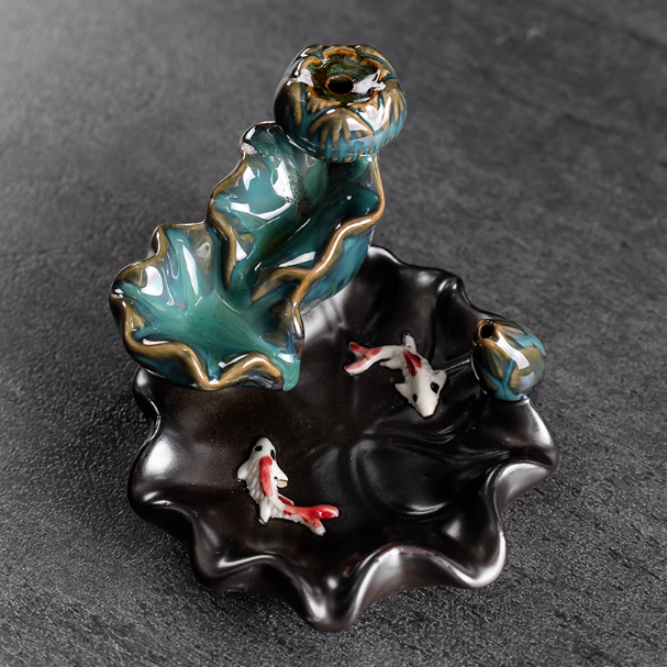 Lotus Pond Backflow Incense Burner: The Serene Flow of Water, The Tranquility of Zen
