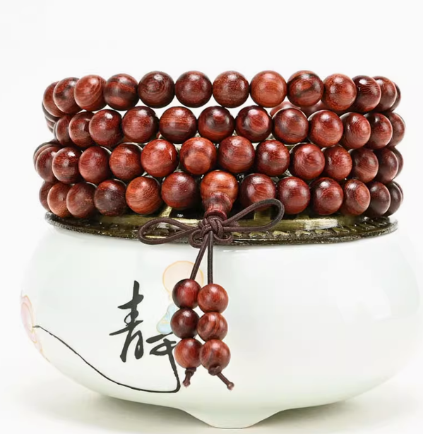 Natural Red Sandalwood Bracelet: Rooted Wisdom, Vibrant Serenity