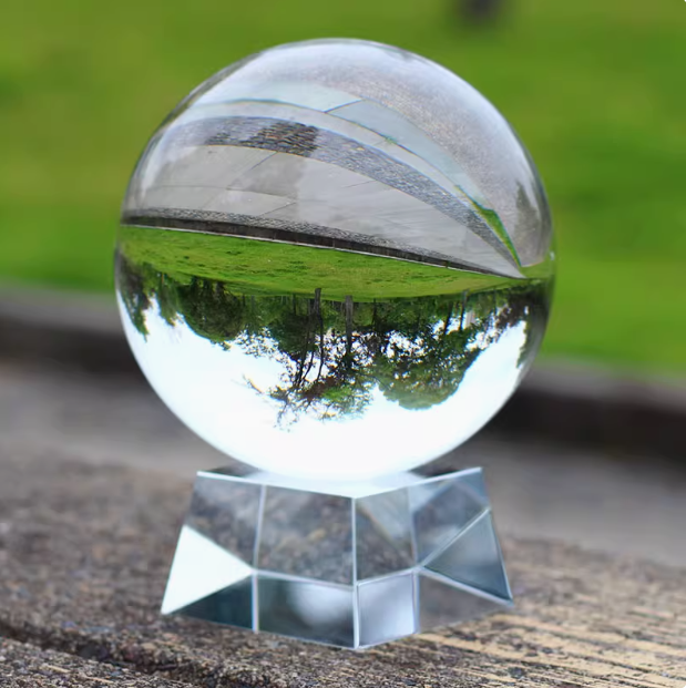 Pure Clarity Crystal Sphere: Magnetic Harmony, Feng Shui Mastery
