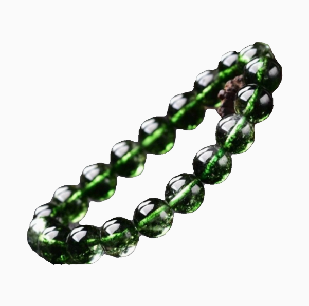 Natural Green Crystal Bracelet: Vitality, Growth & Harmonious Flow